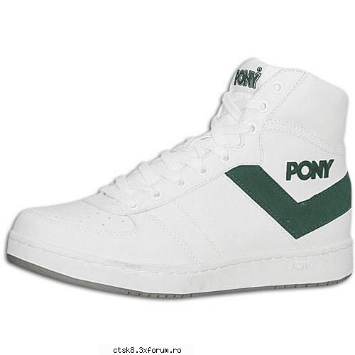 Vand [SHOES][SECOND]pony - Vand: Adidasi Pony , nr. 41 1/2, albi cu dunga - Skate Shop